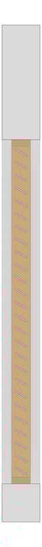 Left Image of FACADE Assembly General Type1B 3900x7500mm