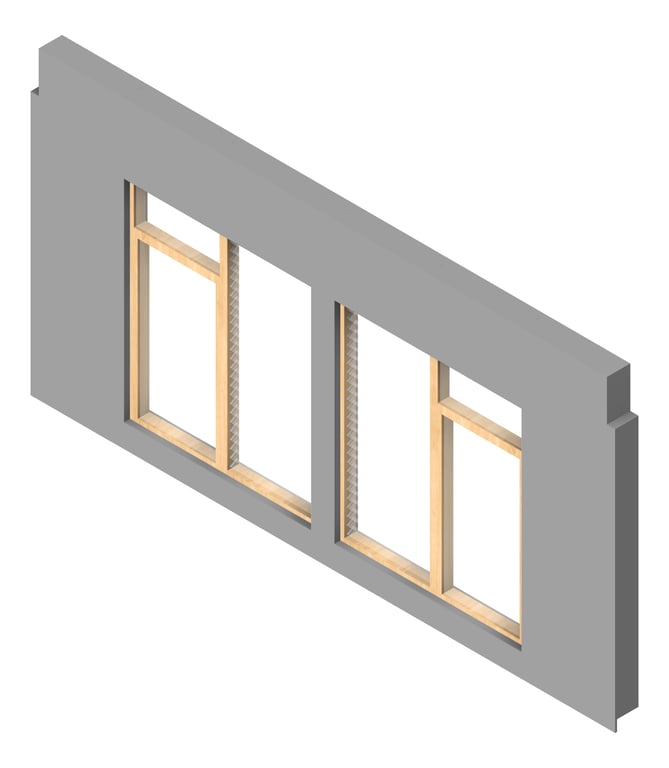FACADE Assembly General Type3A 3900x7500mm