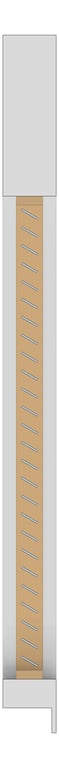 Left Image of FACADE Assembly Visual-Arts Type1A 3900x7500mm