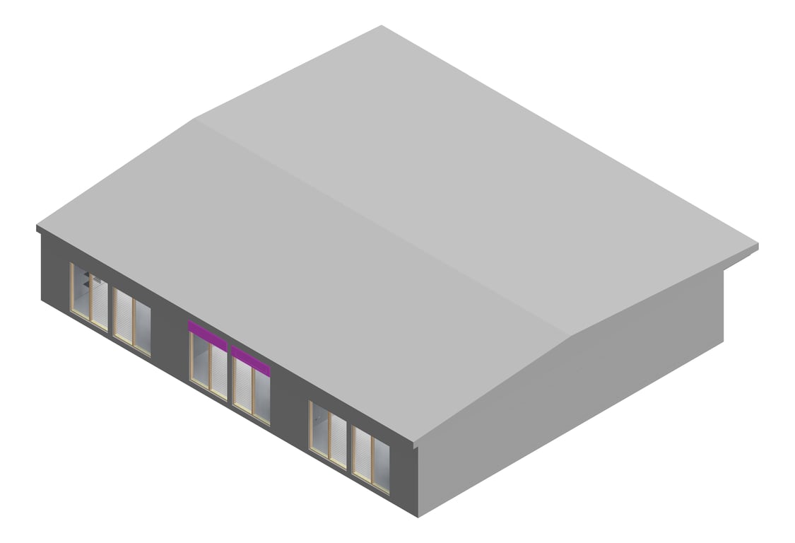 3D Presentation Image of Pavilion - Primary/Secondary School - Single Storey Hub