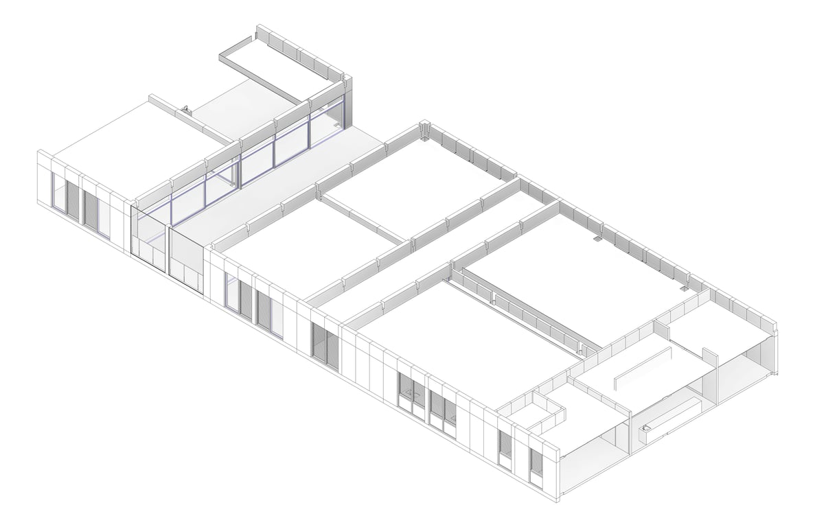 3D Documentation Image of HS304 Food and Textiles Learning Hub - Large