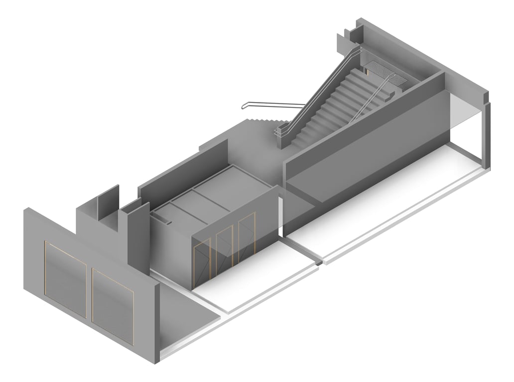 3D Presentation Image of HS400 Amenities & Services Hub Type 1