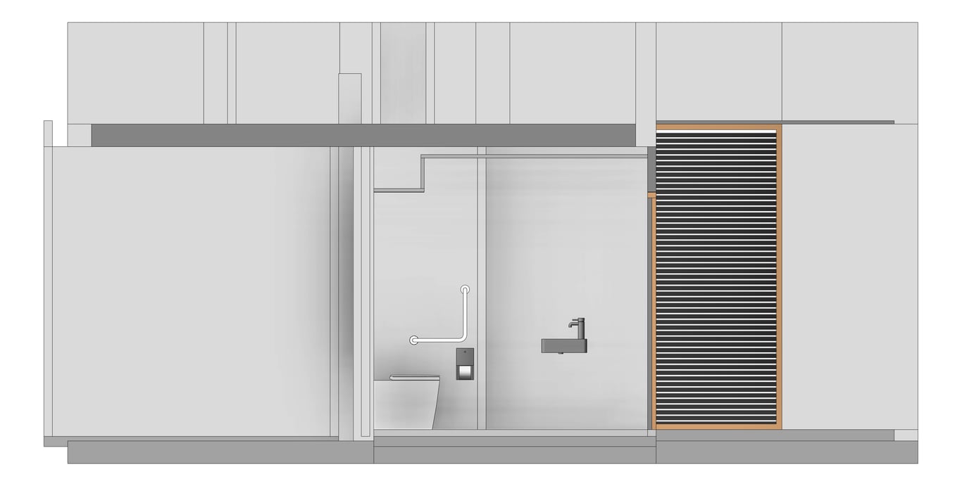 Front Image of HS400 Amenities & Services Hub Type 4