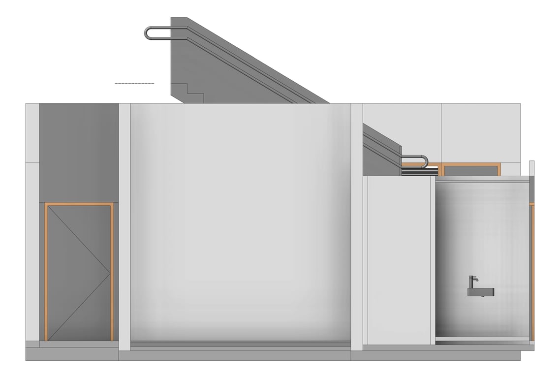 Front Image of HS400 Amenities & Services Hub Type 7