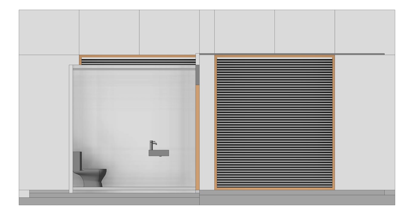 Front Image of HS400 Amenities & Services Hub Type 10