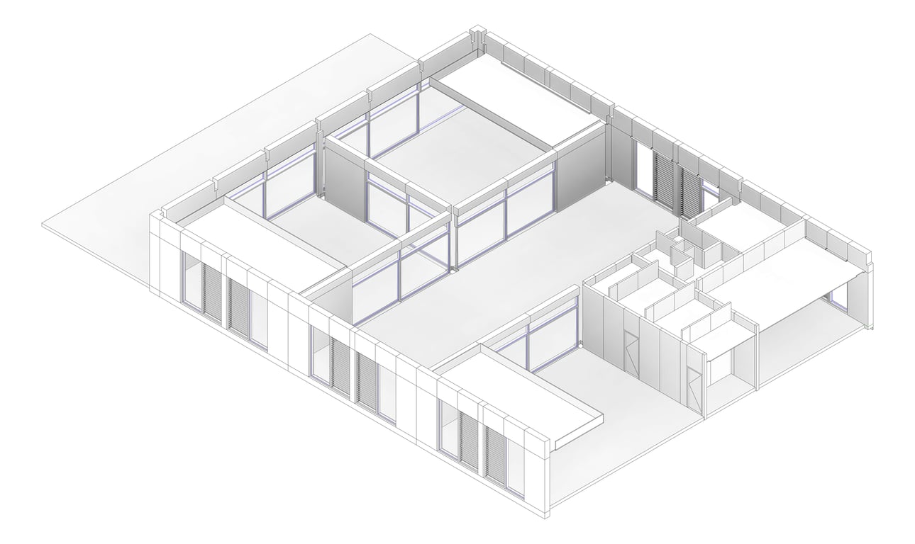 3D Documentation Image of HS102 GLS Support Hub Type 1