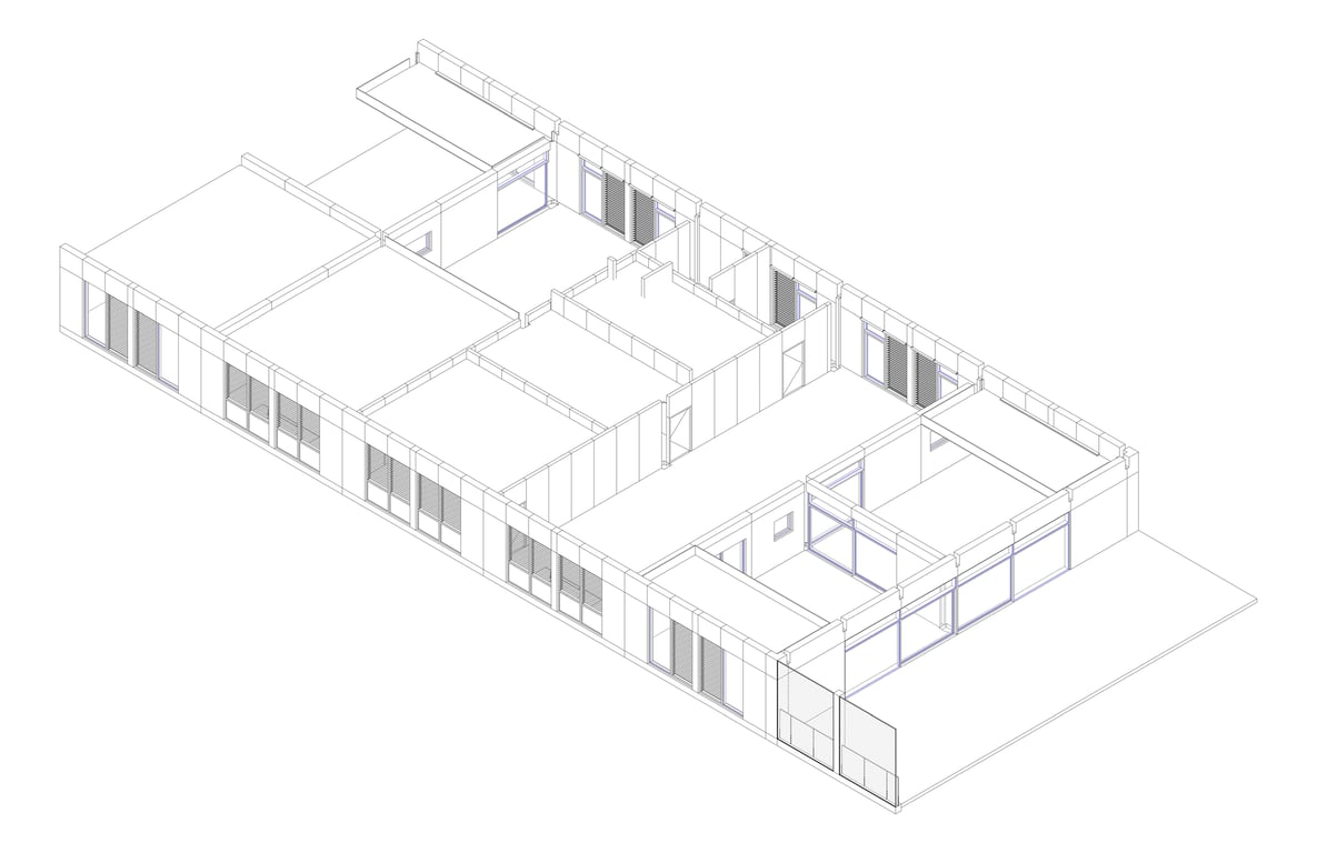 3D Documentation Image of HS302 Visual Arts Learning Hub - Large
