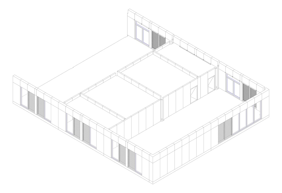 3D Documentation Image of HS305 Health and PE Learning Hub - Large 2of2