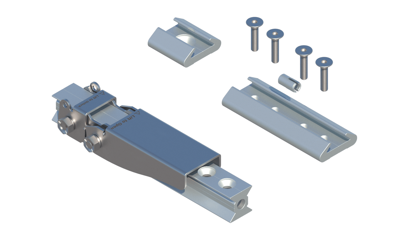 XRAIL-TR-GATE.KITCF Image of FallProtection RigidRail SafetyLink XRail EndGate