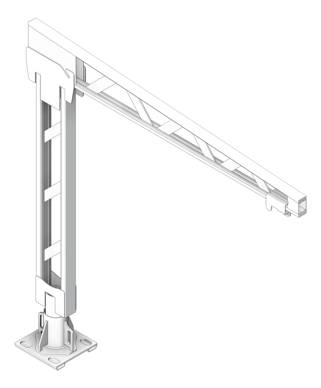 FallProtection DavitBase SafetyLink FastFit FloorMount Removable