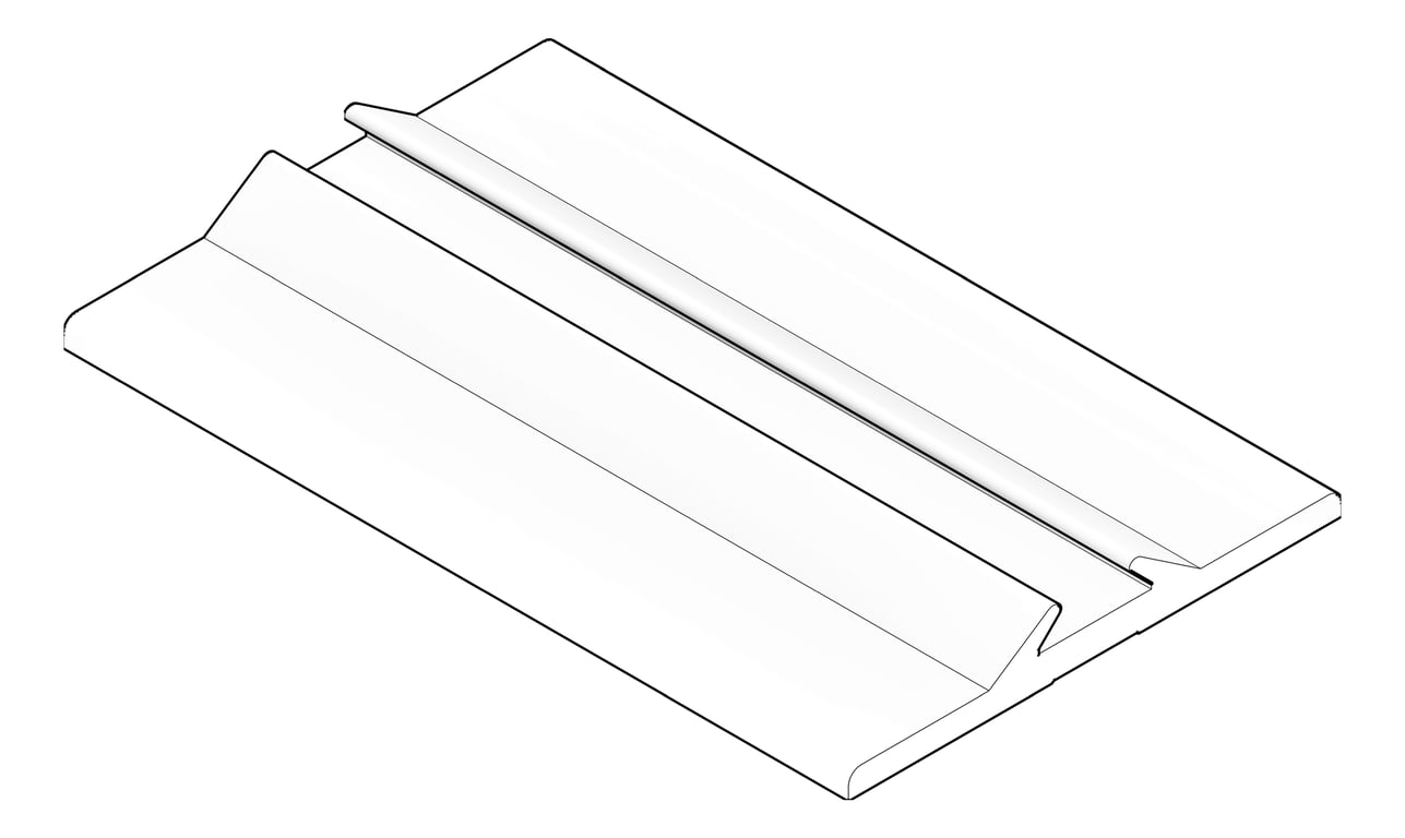 3D Documentation Image of FallProtection RigidRail SafetyLink XRail Bracket SideFix