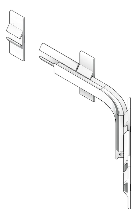 FallProtection RigidRail SafetyLink XRail Corner WallMount SideFix Internal