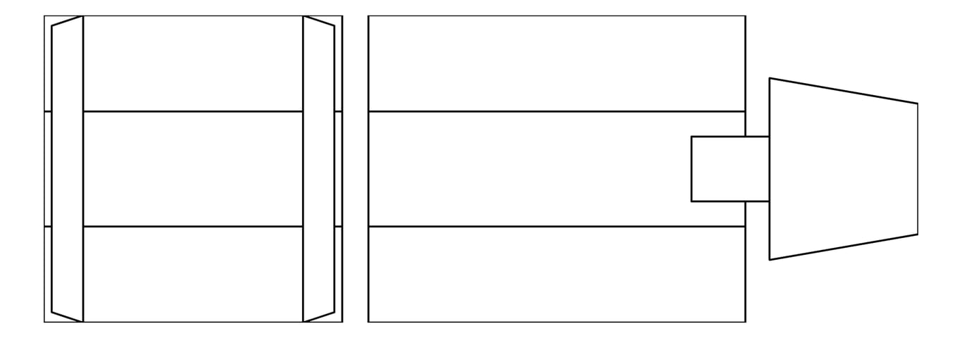 Plan Image of FallProtection RigidRail SafetyLink XRail End Fixed