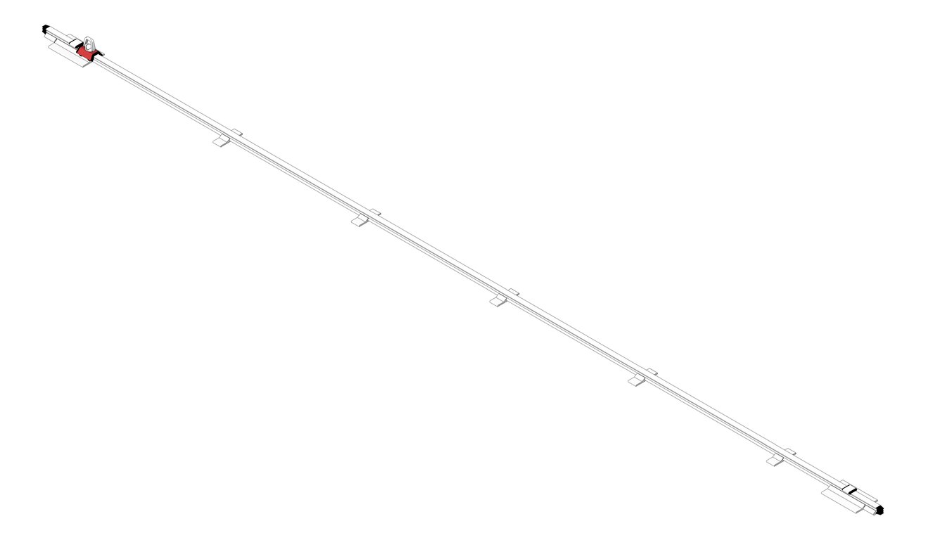 Navigate to FallProtection RigidRail SafetyLink XRail FloorOverheadMount SideFix