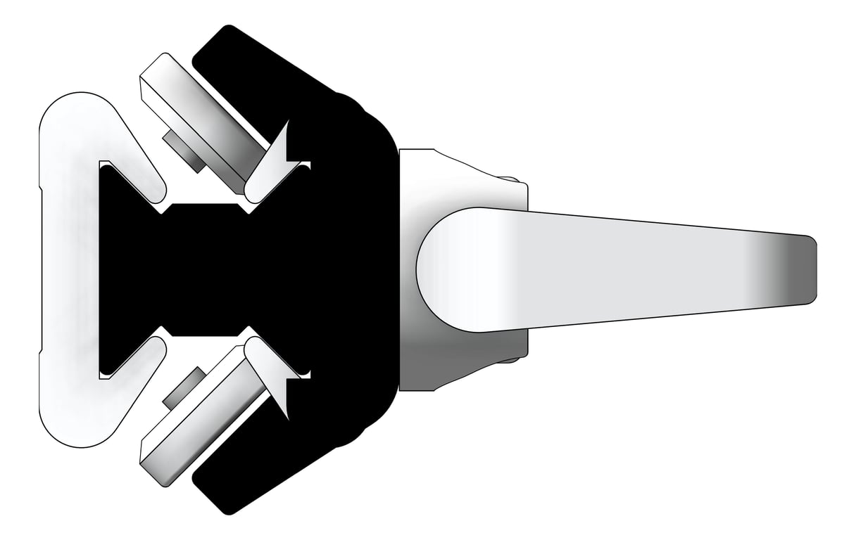 Left Image of FallProtection RigidRail SafetyLink XRail WallMount ConcealedFix