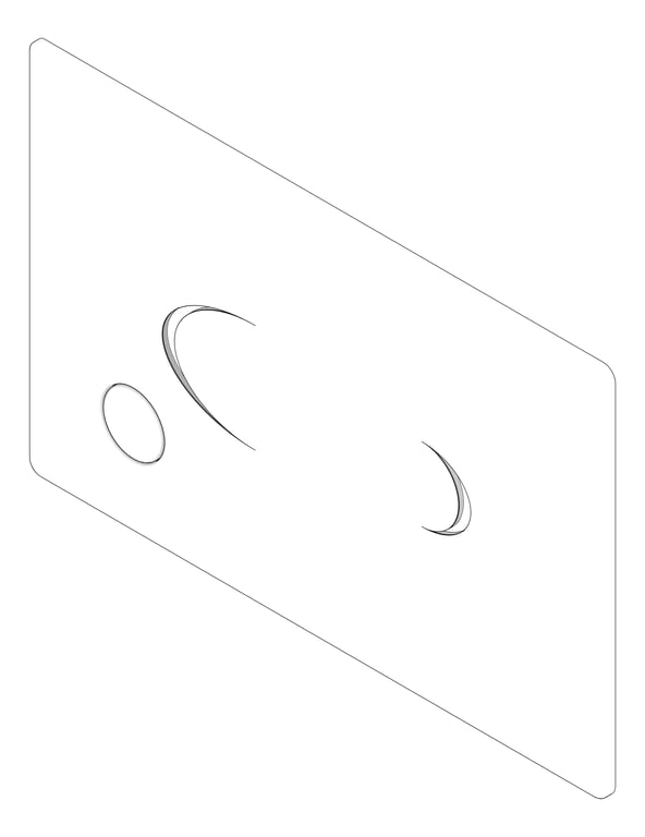 3D Documentation Image of FlushPlate Wall Seima 600Series