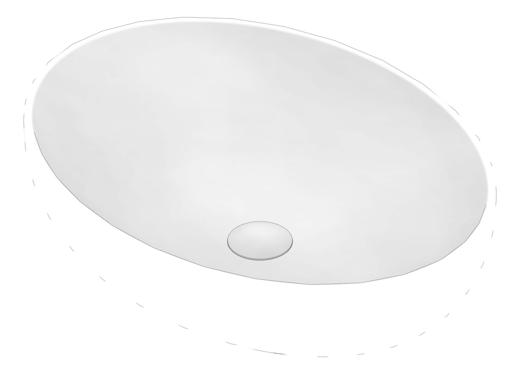3D Documentation Image of Basin AboveCounter Seima Arko Oval