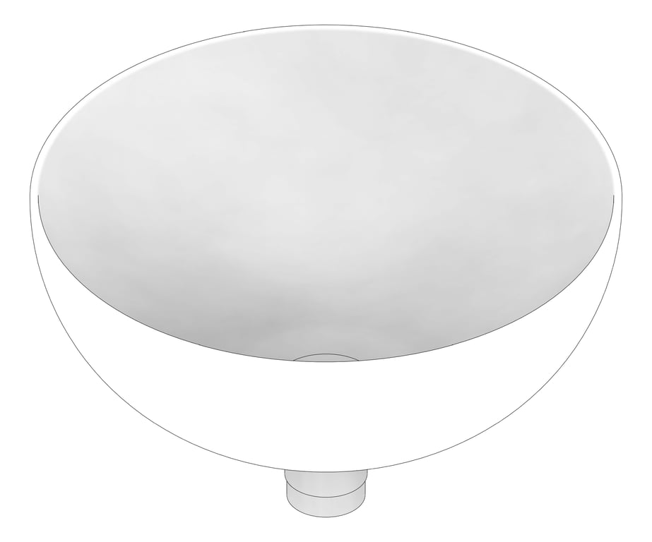 3D Documentation Image of Basin AboveCounter Seima Arko Round 360mm