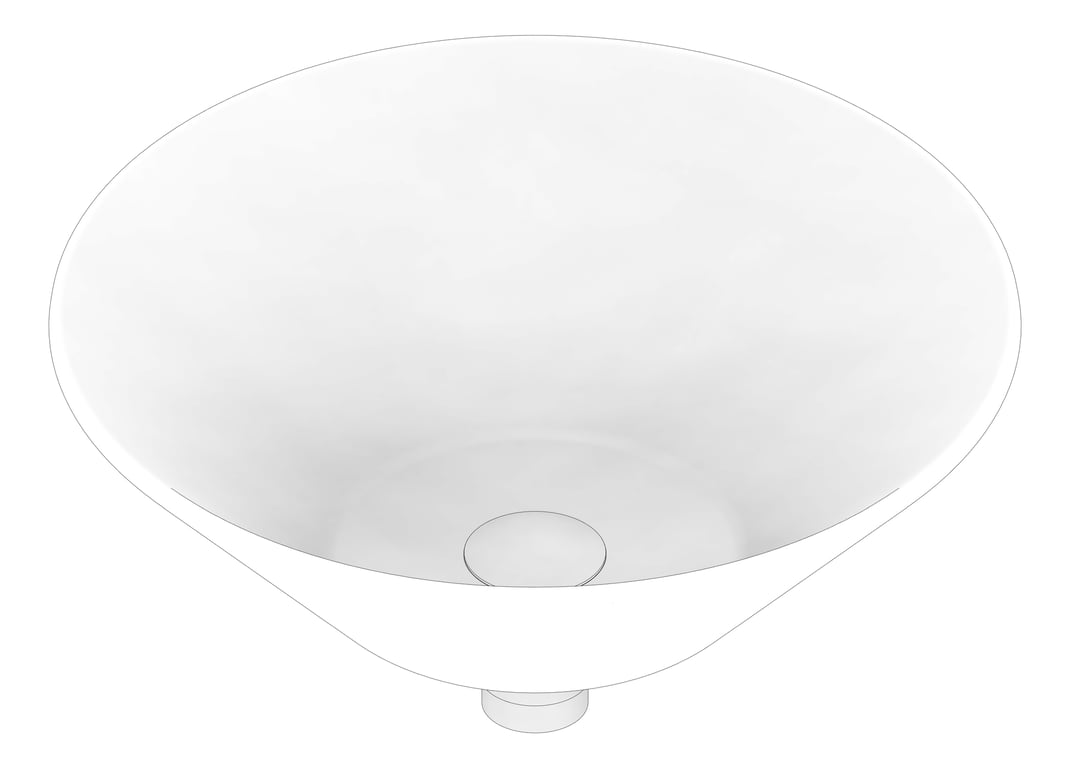3D Documentation Image of Basin AboveCounter Seima Arko Round 430mm