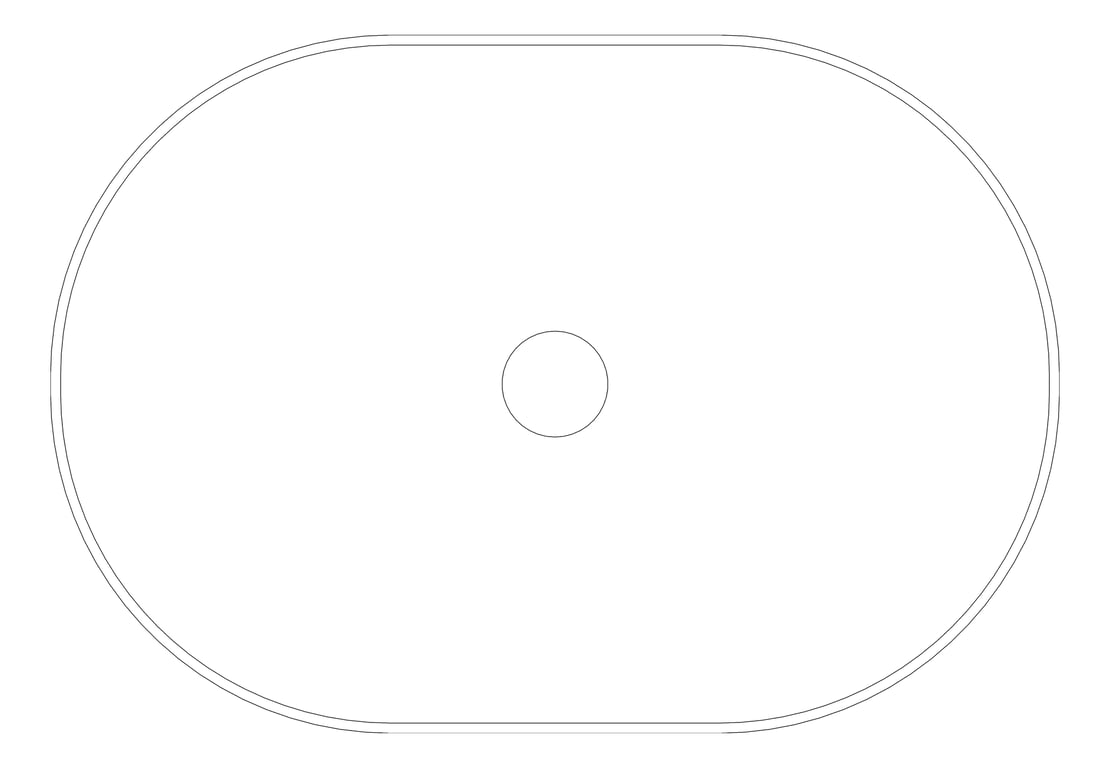 Plan Image of Basin AboveCounter Seima Arko SuperEllipse Large