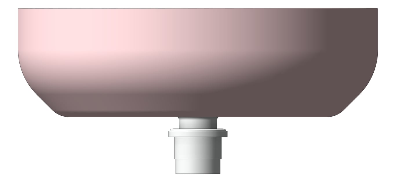 Left Image of Basin AboveCounter Seima Aurora Round 380mm