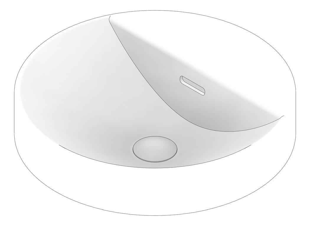 3D Documentation Image of Basin AboveCounter Seima Syros 400