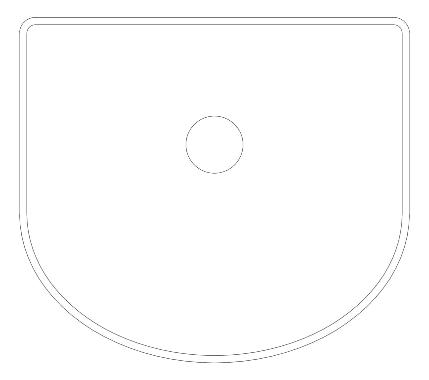Plan Image of Basin SemiInset Seima Cleo DShaped