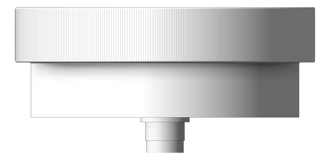 Left Image of Basin SemiInset Seima Cleo SuperEllipse