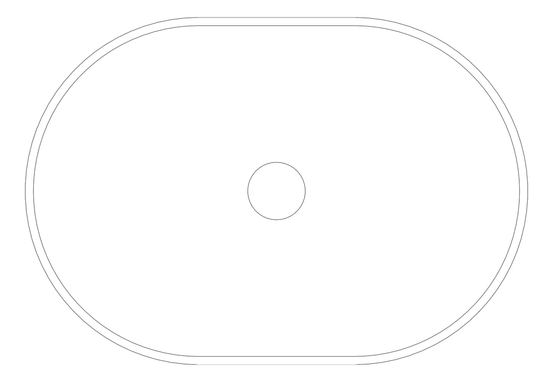 Plan Image of Basin SemiInset Seima Cleo SuperEllipse
