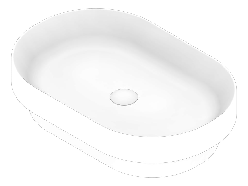 3D Documentation Image of Basin SemiInset Seima Obello SuperEllipse