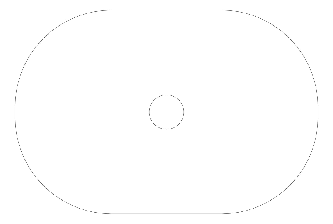 Plan Image of Basin SemiInset Seima Obello SuperEllipse