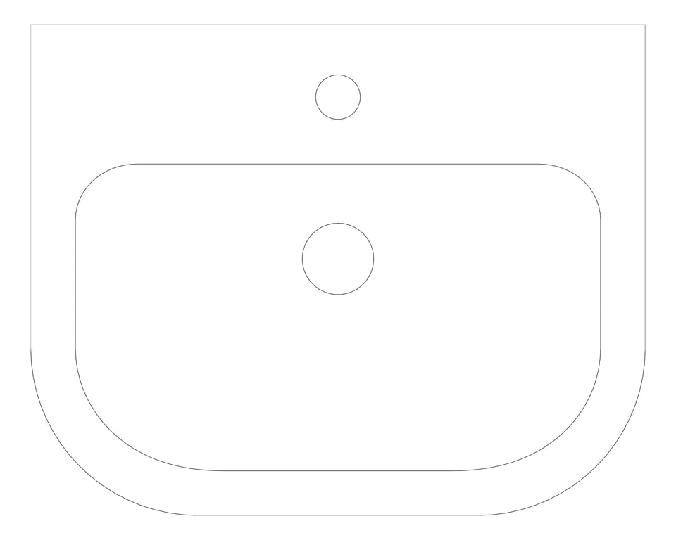 Plan Image of Basin WallHung Seima Chios