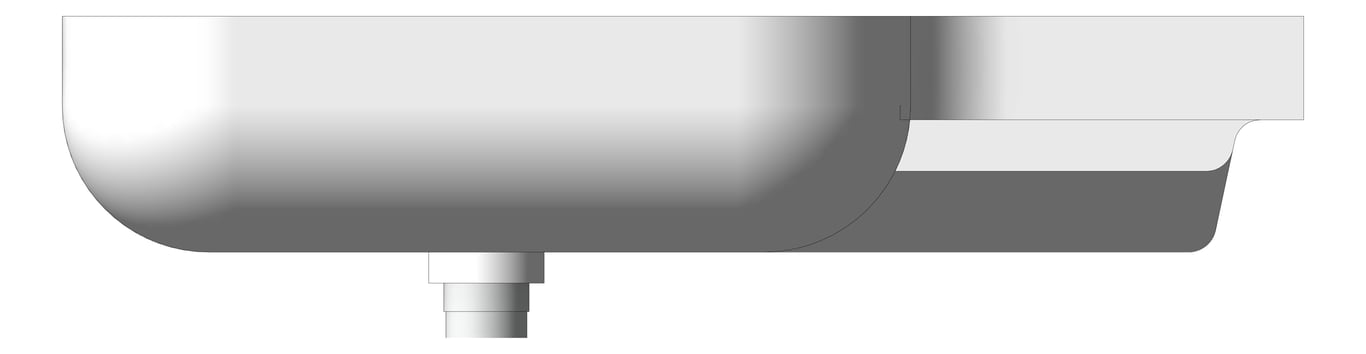Front Image of Basin WallHung Seima Limni Left 720