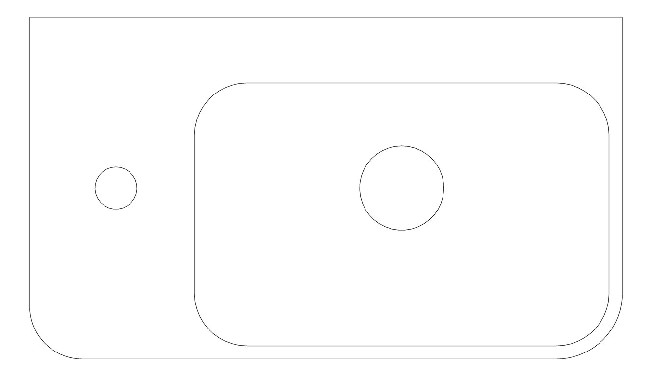 Plan Image of Basin WallHung Siema Limni Right