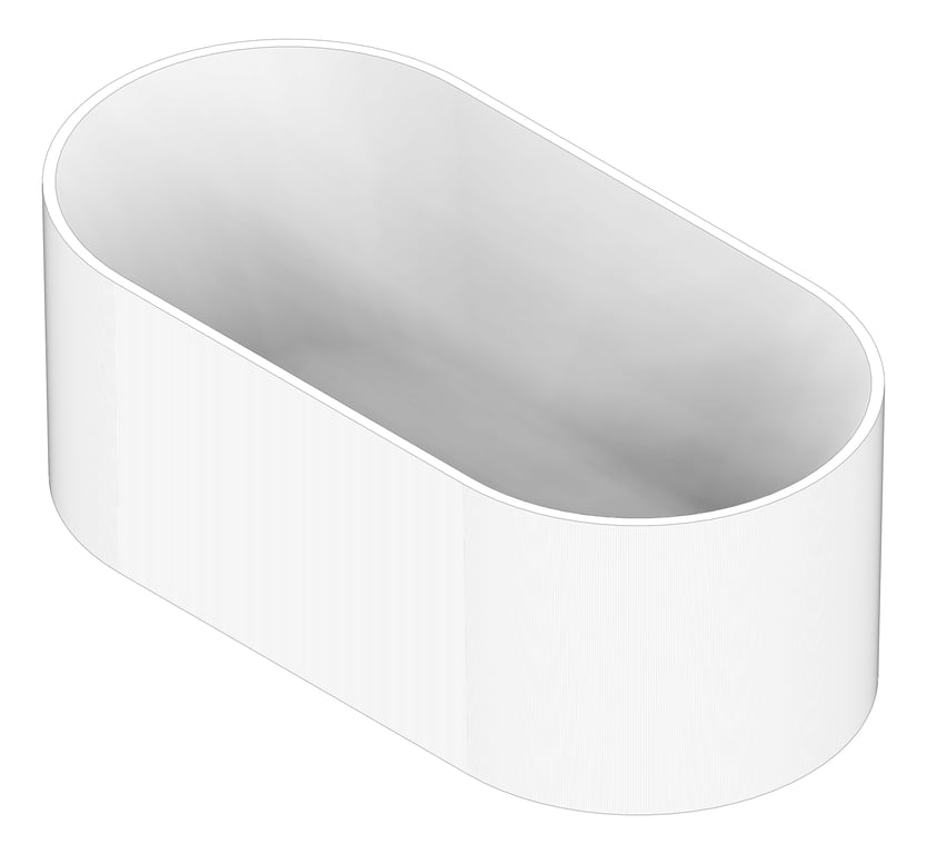 3D Documentation Image of Bath Freestanding Seima Cleo 100 1500