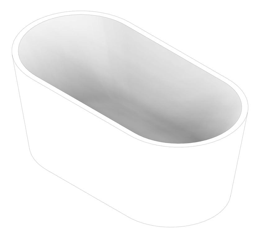 3D Documentation Image of Bath Freestanding Seima Limni 101 1500