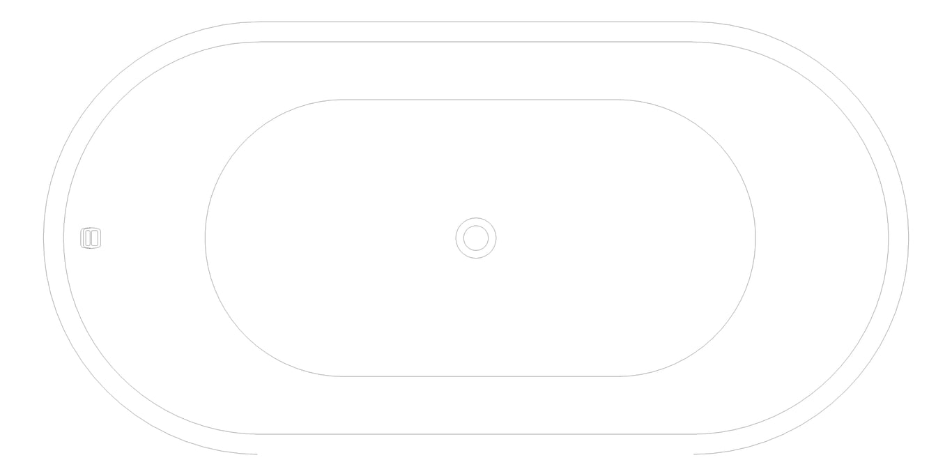 Plan Image of Bath Freestanding Seima Limni 101 Smartfill 1500