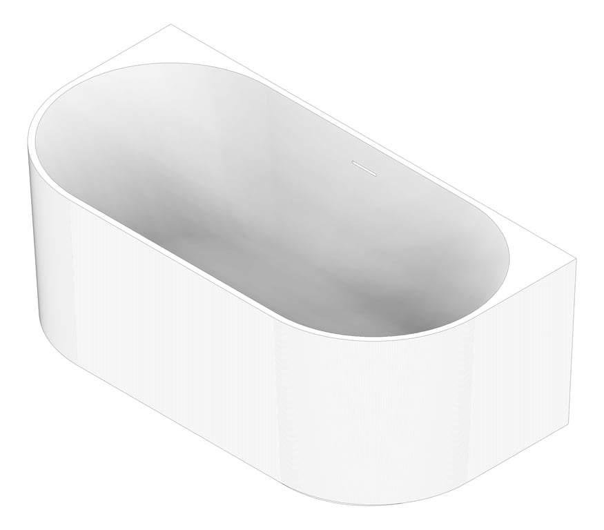 3D Documentation Image of Bath WallFaced Seima Cleo 115 1500