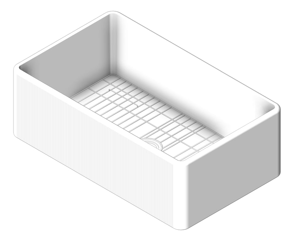Sink Kitchen Seima Cleo Fluted 760