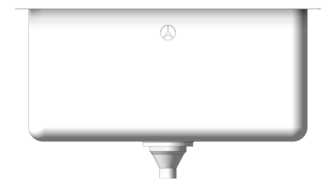 Front Image of Sink Kitchen Seima Kubic 45Litres