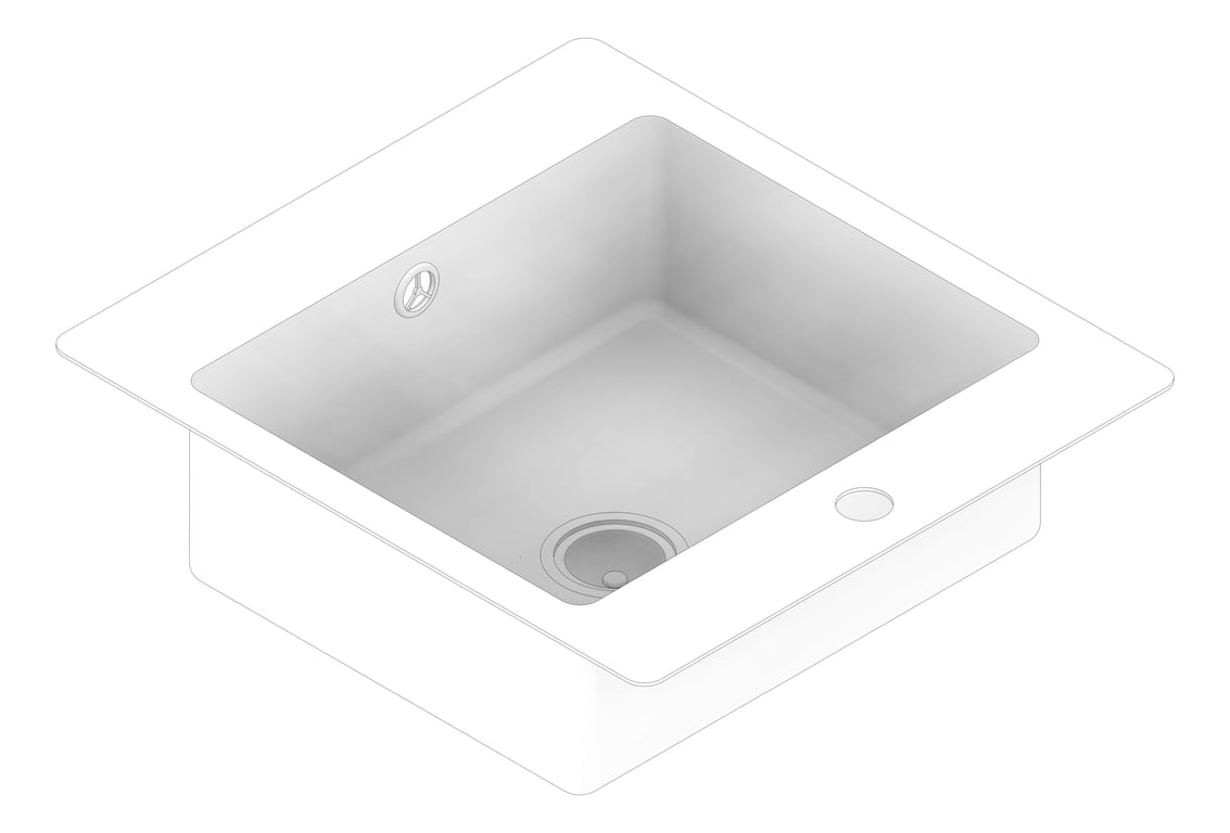 3D Documentation Image of Sink Kitchen Seima Kubic Care