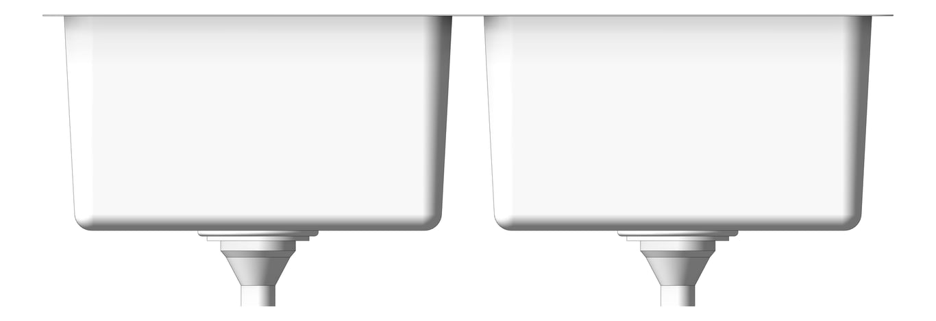 Front Image of Sink Kitchen Seima Leto DoubleBowl