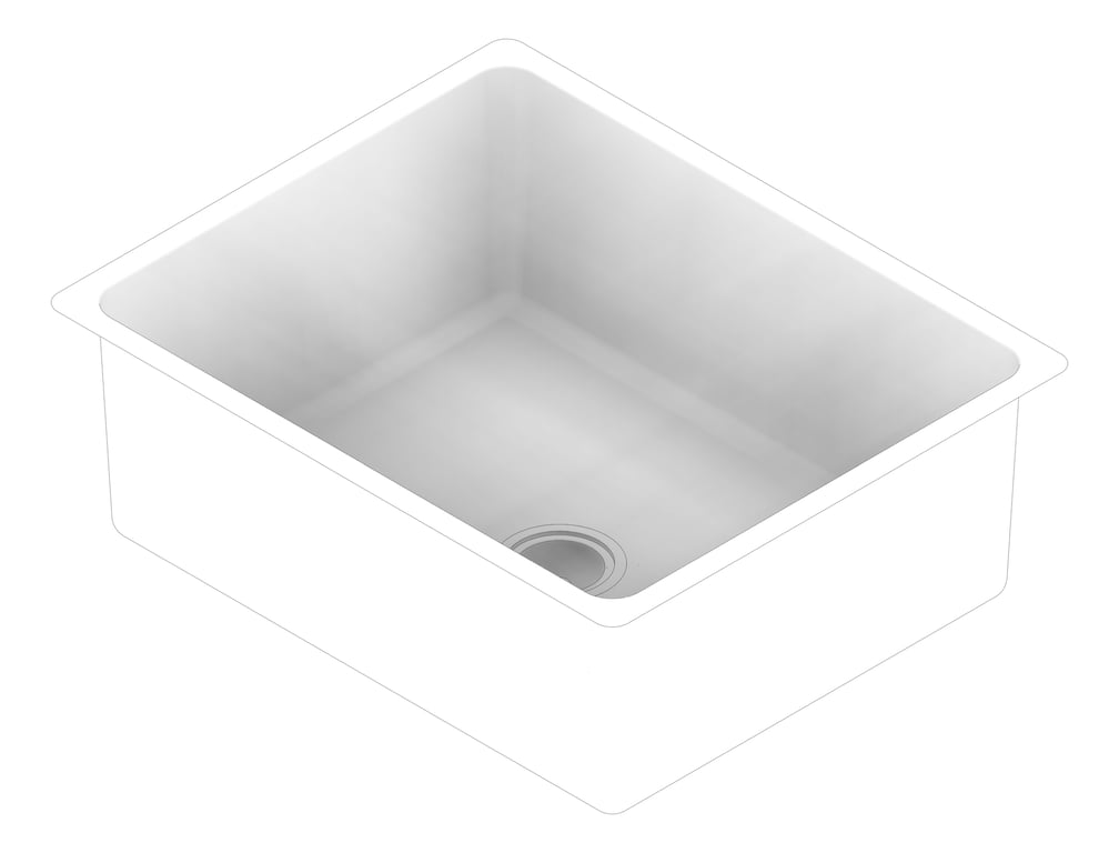 3D Documentation Image of Sink Kitchen Seima Leto Large