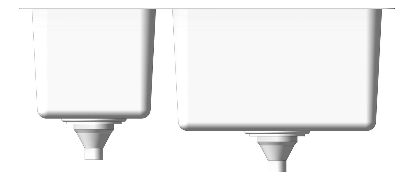 Front Image of Sink Kitchen Seima Leto OneAndHalf