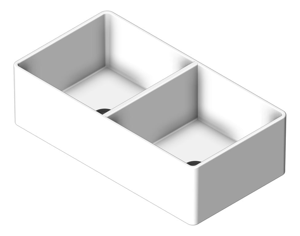 Navigate to Sink Kitchen Seima Odessa ApronFront DoubleBowl