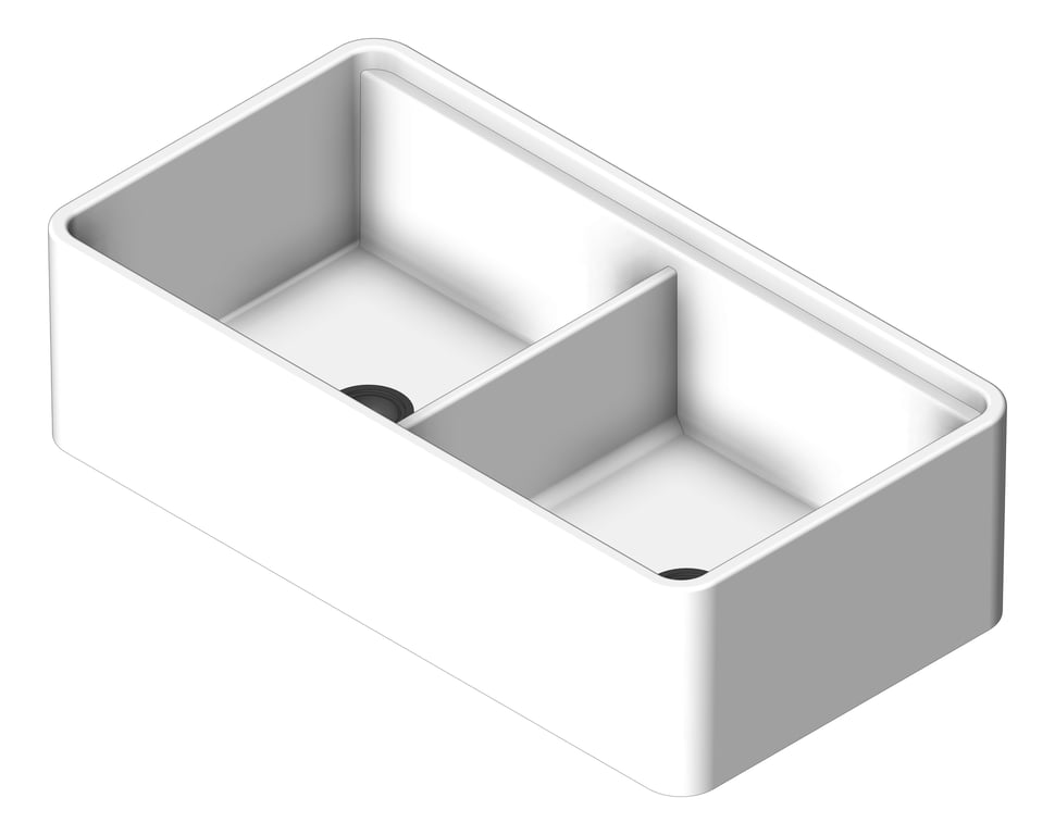 Navigate to Sink Kitchen Seima Odessa ApronFront Workstation DoubleBowl
