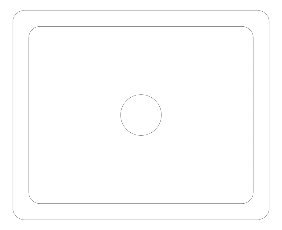 Plan Image of Sink Kitchen Seima Odessa Rectangle