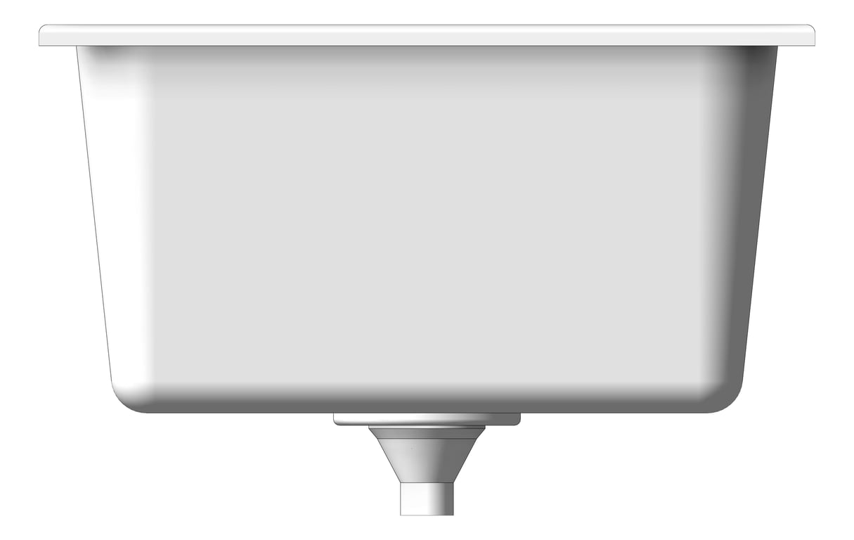 Left Image of Sink Kitchen Seima Oros Rectangle