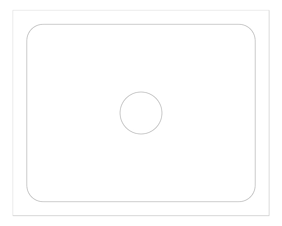 Plan Image of Sink Kitchen Seima Oros Rectangle