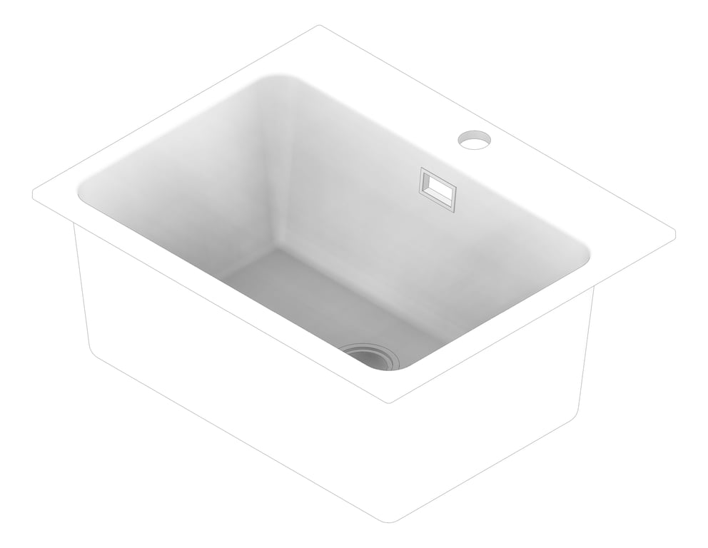 3D Documentation Image of Sink Kitchen Seima Oros TapLanding